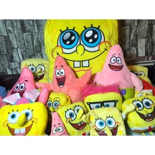 ตุ๊กตาสปองบ๊อบSpongebobและเพื่อน ลิขสิทธิ์แท้ มือสอง