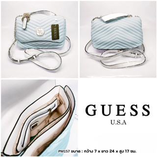 ✅ สินค้าใหม่ พร้อมส่ง! GUESS BLAKELY TOP HANDLE FLAP BAG ของแท้ 💯%