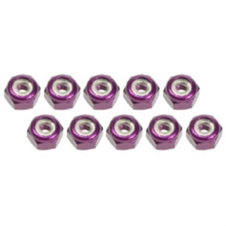 3Racing 3mm Aluminum Lock Nuts (10 Pcs) 3RAC-N30