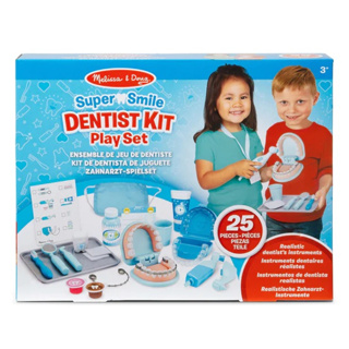 [25 ชิ้น] รุ่น 8611 ของเล่นหมอฟัน เครื่องมือหมอฟัน ทันตแพทย์ Melissa &amp; Doug Dentist Kit Playset รีวิวดีใน Amazon USA ชุดจัดฟัน ขัดฟัน ทำฟัน หมอฟัน