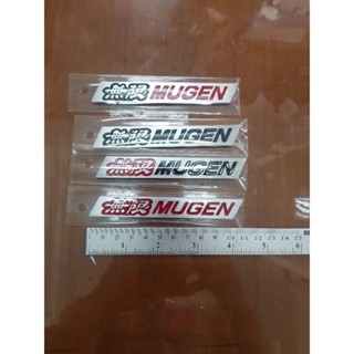 Logo mugen งานอลูมิเนียม หนาขนาด 11cm