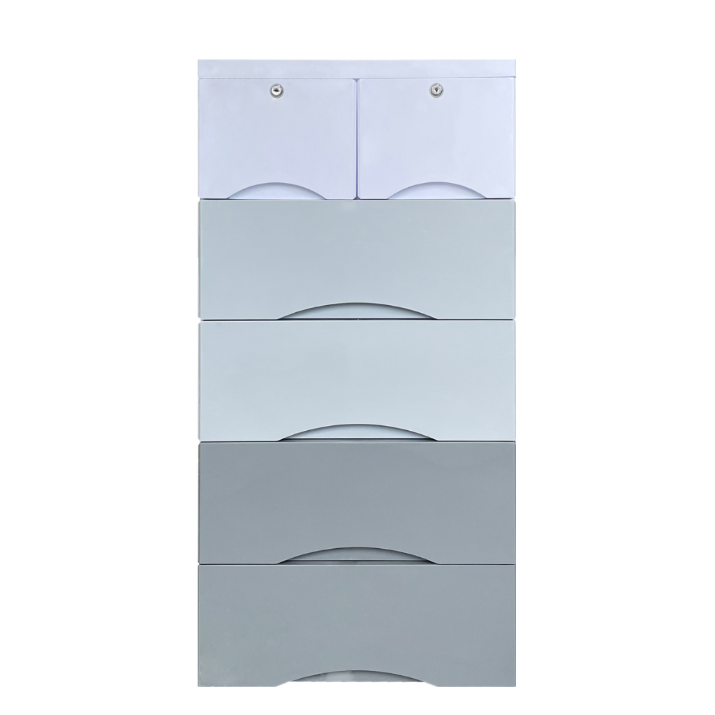 Heinoกว้าง50cmตู้เสื้อผ้าตู้เก็บของสีพาสเทลแบบใหม่หลายชั้น วัสดุทำจากพลาสติกคุณภาพสูงเพิ่มความหนาพิเศษ 6/5/4/3ชั้น