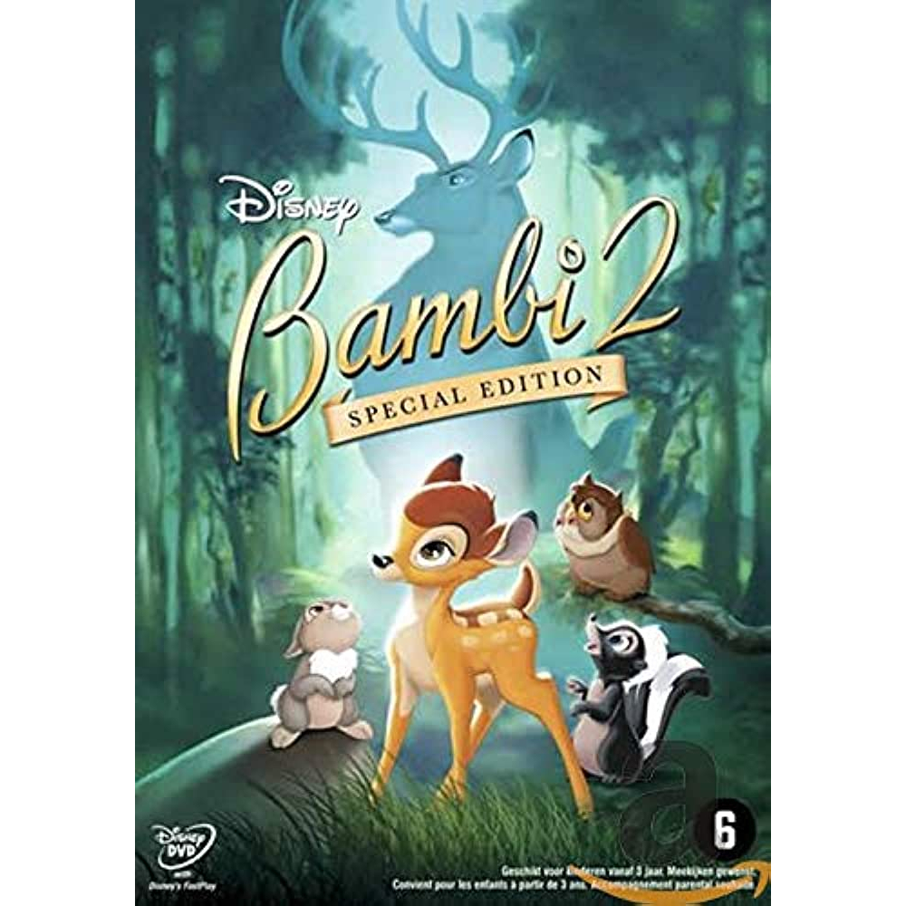 ขายต่อ DVD : Bambi 2 Special edition (2006) กวางน้อย...แบมบี้ 2 Disney Studios ยังไม่แกะซีล