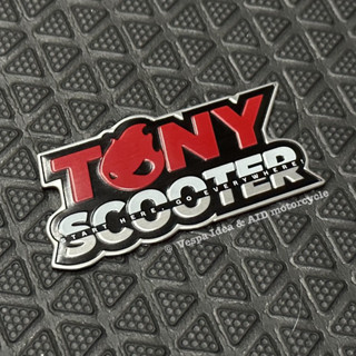 สติกเกอร์ เพลทอลูมิเนียม Vespa Tony Scooter