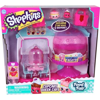 Shopkins Food Fair Cupcake Queen Café Playset Toy