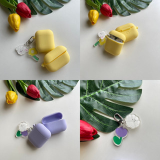 เคสสำหรับ Airpod Airpod Case สำหรับหูฟัง Apple AirPods ซิลิโคน AirPods ลาย หมาห้อยเหลือง POD-1259 หมาห้อยม่วง POD-1260
