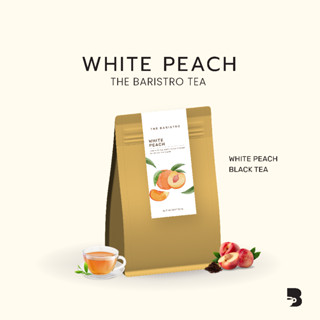 ใบชา กลิ่นพีช - White Peach Tea By The Baristro