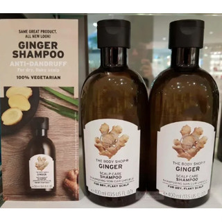 The Body Shop Ginger Anti-dandruff Shampoo 400 ml 100% แท้ จิงเจอร์ แชมพู แชมพูสระผม