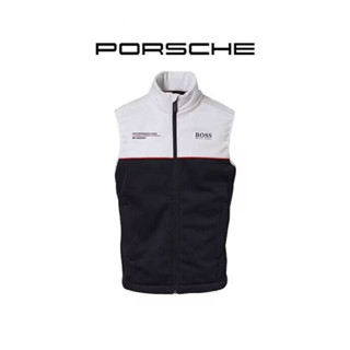 [Pre] Porsche Hugo Boss Motorsport Vest เสื้อกั๊ก แจ็คเก็ตและโค้ท