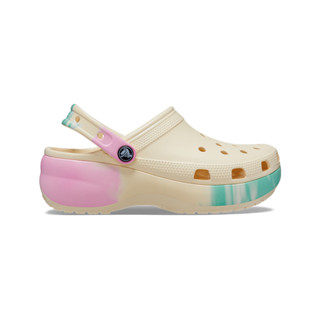 [พร้อมส่ง] Crocs Classic Platform Ombre Clog/Vanilla/Multi 208278-1FR