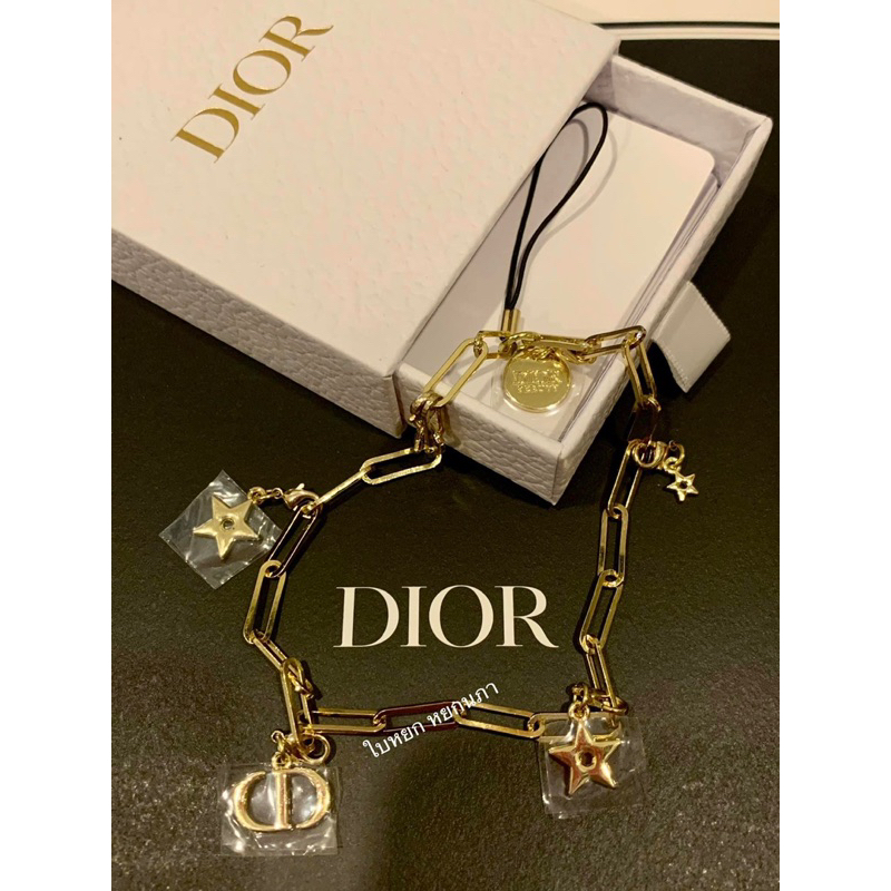 Dior PHONE CHARM GOLD ของแท้