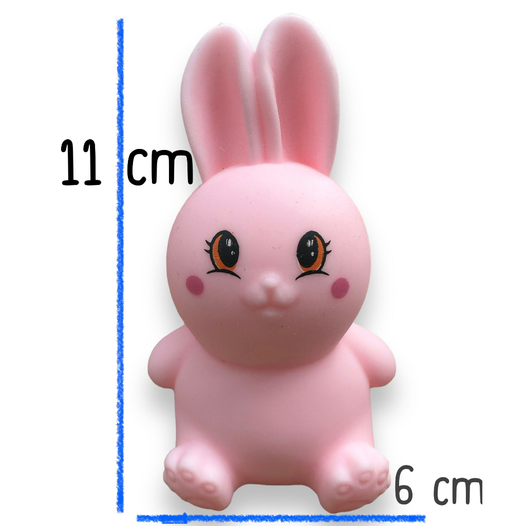 ของเล่นกระต่ายนุ่มนิ่ม กระต่ายบีบ กระต่ายน่ารัก ตุ๊กตาบีบเพลิน ทุเรียนนิ่ม ของเล่นเด็ก ฝึกกล้ามเนื้อ คลายเครียด สกุชชี่