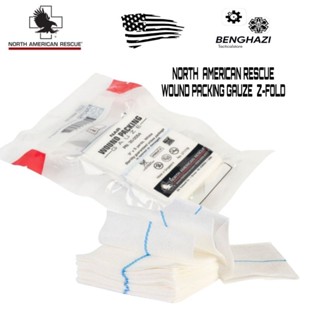 NORTH AMERICAN RESCUE WOUND PACKING GAUZE​Z-FOLD​ USA