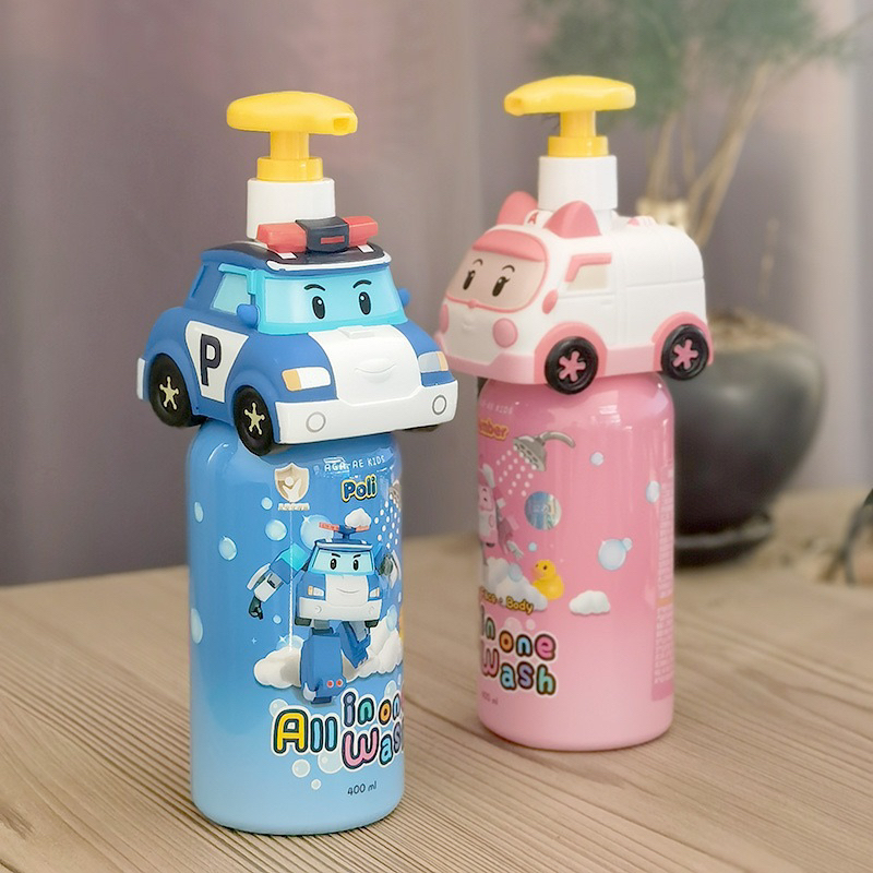 พร้อมส่ง สบู่อาบน้ำเด็ก Robocar Poli กลิ่นหอมมากก รูปที่ 2