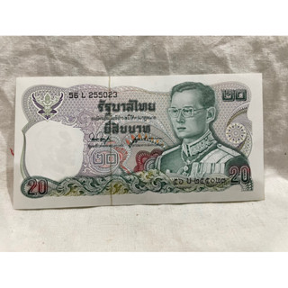 แบ็งค์แบบ12หลังพระเจ้าตากสินเลข6หลักไม่ผ่านการใช้งาน(B20-0006)