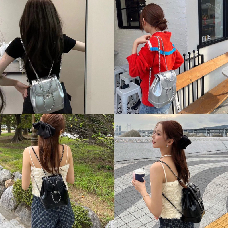 #พร้อมส่ง กระเป๋าหนัง Silvi Bag 280.-