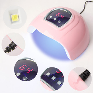 เครื่องอบเล็บเจล 54วัตต์  UV LED เครื่องอบเล็บ Smart Nail Lamp