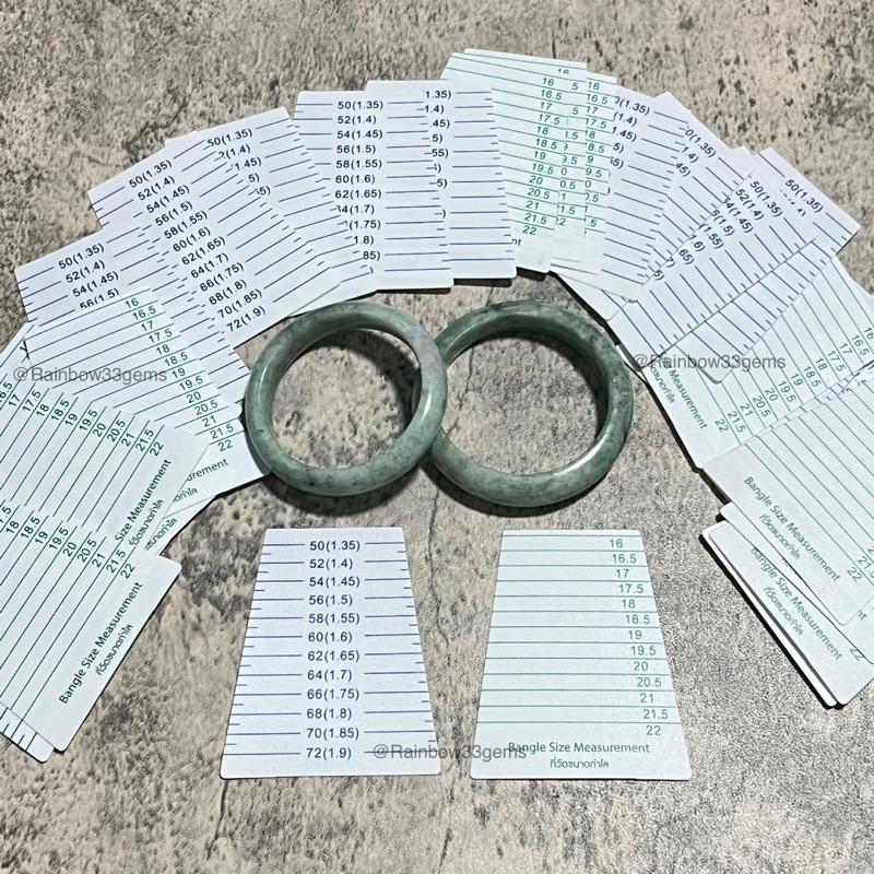 (พร้อมส่ง) ที่วัดขนาดกำไล ที่วัดกำไลข้อมือหยก Bangle Size Measurement