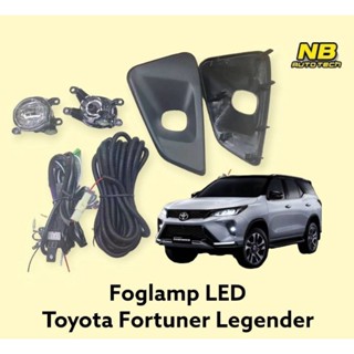 ไฟตัดหมอก fortuner legender 2021 2022 2023 led สปอร์ตไลท์ foglamp toyota fortuner legender led แสงขาว