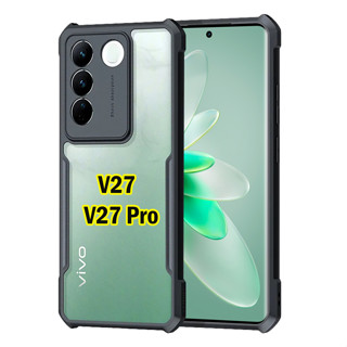 Xundd เคสกันกระแทก VIVO V27 / V27 Pro / V27Pro เคสกันกล้อง ขอบนิ่ม-หลังแข็ง ด้านหลังใส