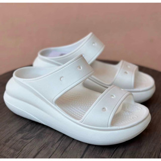 ส้นสูงเด้งๆ 2 นิ้ว CROCS Classic Clog Crocsรุ่นใหม่ สินค้าพร้อมส่งจากไทย นุ่มๆ สำหรับสาวๆ รองเท้าผู้หญิง งานนอก