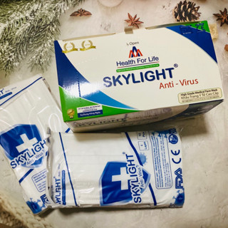 แมส skylight anti-virus กล่อง 50 ชิ้น 4 ชั้น