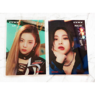 Clear การ์ด POB Lia Ryujin จาก Tower Record ของแท้ อัลบั้ม ญี่ปุ่น ITZY - Voltage Japanese Album พร้อมส่ง Kpop Card