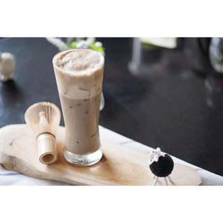 ผงชานมโฮจิฉะชงดื่ม 500 กรัม – หอมคั่วโฮจิฉะ คาเฟอีนต่ำ ชงง่าย (Instant Hojicha Latte Powder)