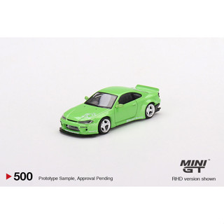 MINI GT 1/64 No.500 Nissan Silvia Pandem (S15) Green RHD MGT00500-R