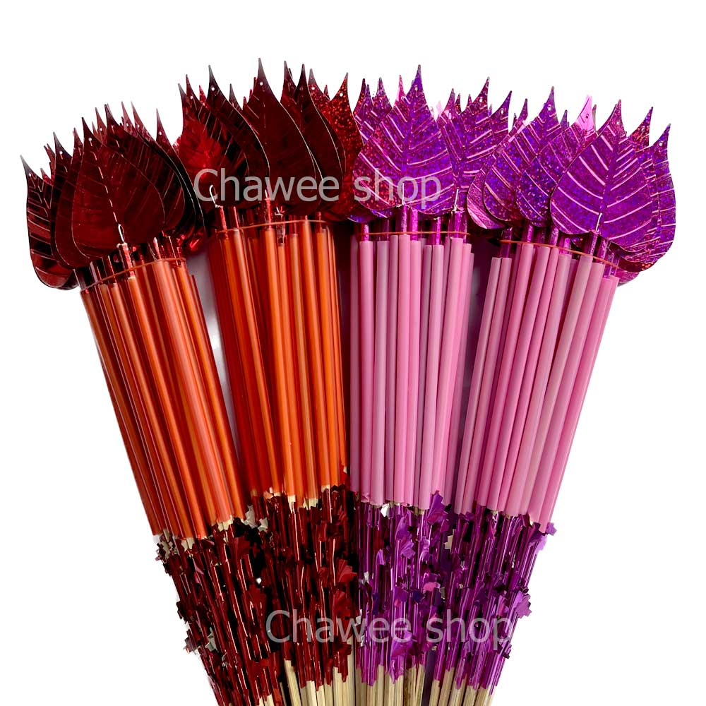 ไม้เสียบแบงค์ ผ้าป่า กฐิน ธนบัตร สีแดง สีชมพู พร้อมใช้งาน ราคาส่ง งานบุญ สินค้ามีพร้อมส่ง 1 มัดมี 50 เล่ม