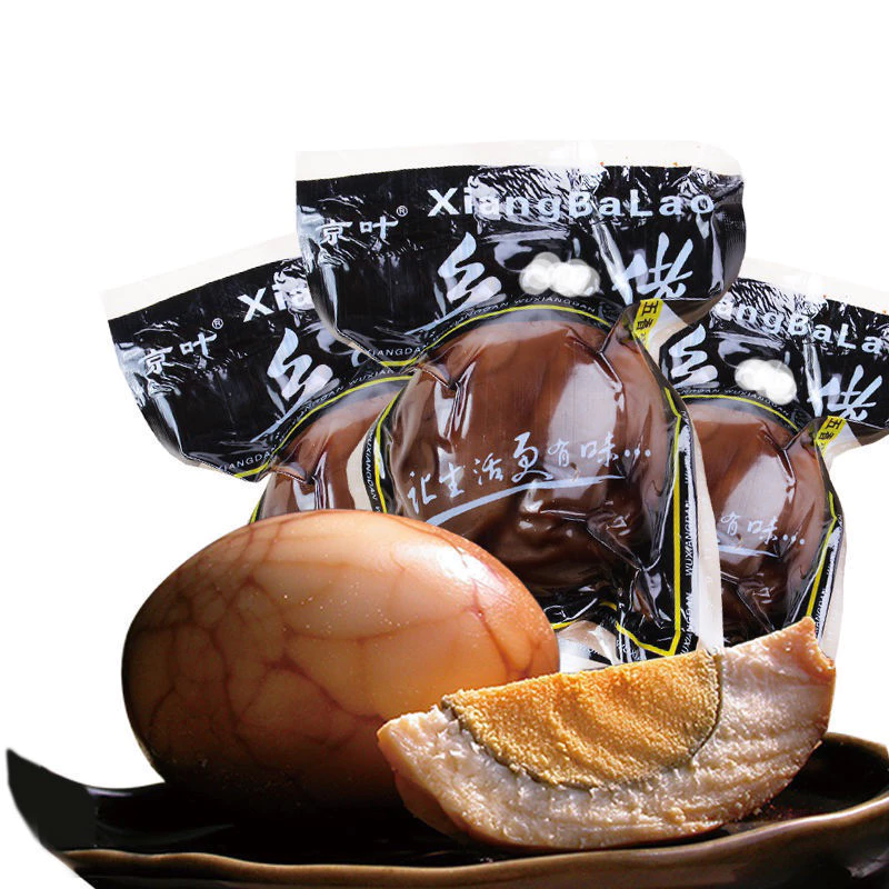 [พร้อมส่ง] ไข่ต้มใบชา ไข่ต้มปลอกเปลือกพร้อมทาน เจ้าดัง นำเข้าจากจีน
