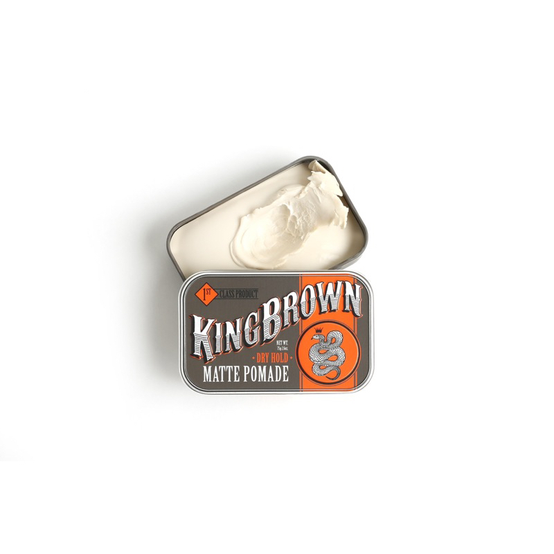 King Brown Matte Pomade 75g | โพเมดเนื้อแมตต์ DRY Hold อยู่ทรงแบบแห้ง ลุคธรรมชาติจากออสเตรเลีย ราคา ถูกที่สุด ดีลบีเคเค แกลเลอรีภาพที่ 6