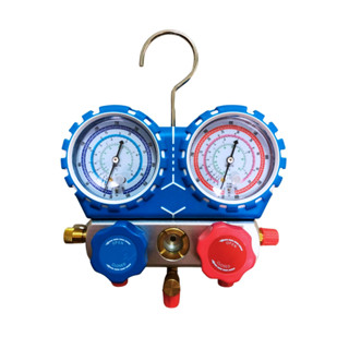 ชุดเกจวัดน้ำยาแอร์พร้อมสาย 60 นิ้ว Manifold gauge R-32 , 410a , 22 , 134a