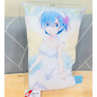 Rem Re:Zero ลิขสิทธิ์แท้งานป้าย หมอน อนิเมะ Anime 50 cm รีเซทชีวิต ฝ่าวิกฤตต่างโลก (สินค้าพร้อมส่ง)