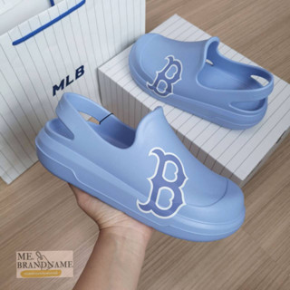 ของแท้ 💯% MLB Chunky Bouncer Clog Sandal แตะสีฟ้า logo B 💙💙