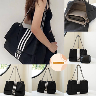 code 91028 กระเป๋าสะพาย ใบใหญ่ Over size with baby bag ผ้าNylon 100% งานสวยมากกก