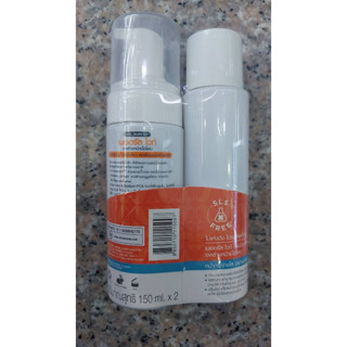 Dr.somchai natural white foam cleanser 150ml.*2 ขวด