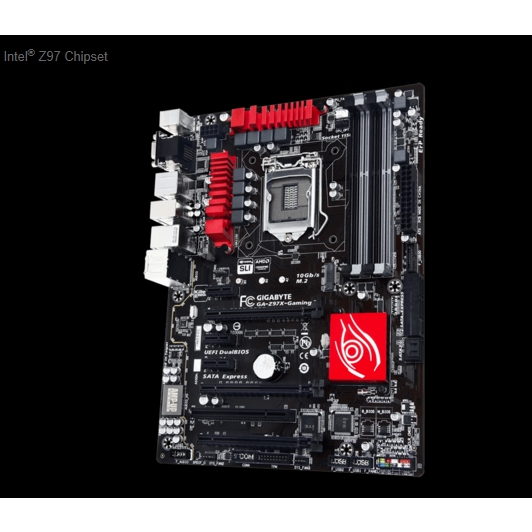 เมนบอร์ด GIGABYTE GA-Z97X-GAMING 3 Socket. LGA1150 DDR3 มี M2. HDMI USB3.0 MAX RAM 32G มีฝาหลัง