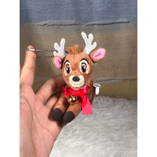 Reindeer Badge Disney Tokyo Disney Resort Christmas พวงกุญแจ ตุ๊กตา กวาง เรนเดียร์ คริสมาสต์