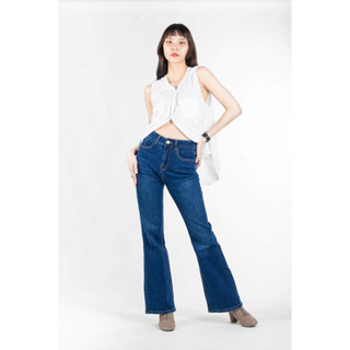 Niyom Jeans : รุ่น BJ004.2  กางเกงยีนส์ผู้หญิงขาม้า