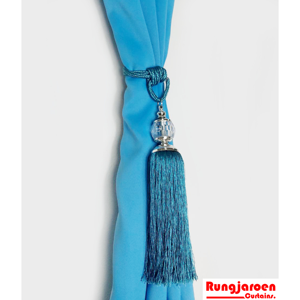 แนะนำ ผ้าม่าน ผ้าม่านสีฟ้า ผ้าม่านตาไก่ สีฟ้าพื้น Blackout ตกแต่งบ้าน ผ้าม่านกัน UV By ร้านรุ่งเจริญผ้าม่าน ราคาพิเศษ มีเก็บเงินปลายทาง