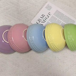 French LE rainbow stoneware bowl salad bowl Macaron color 15cm household Noodles in soup bowl candy color rice bowl