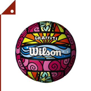 Wilson : WLSWTH4634* ลูกวอลเลย์บอล Graffiti Beach Volleyball Official Size