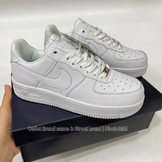 รองเท้า Nike Air Force 1 White Sneakers ใส่ได้ทั้ง ชายหญิง แท้💯 ส่งฟรี