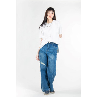 Niyom Jeans : รุ่น B239 กางเกงยีนส์ผู้หญิง ทรงกระบอก