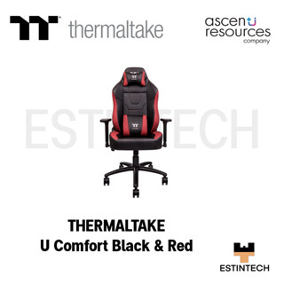 Gaming Chair (เก้าอิ้เกมมิ่ง) Thermaltake U Comfort Black &amp; Red ของใหม่