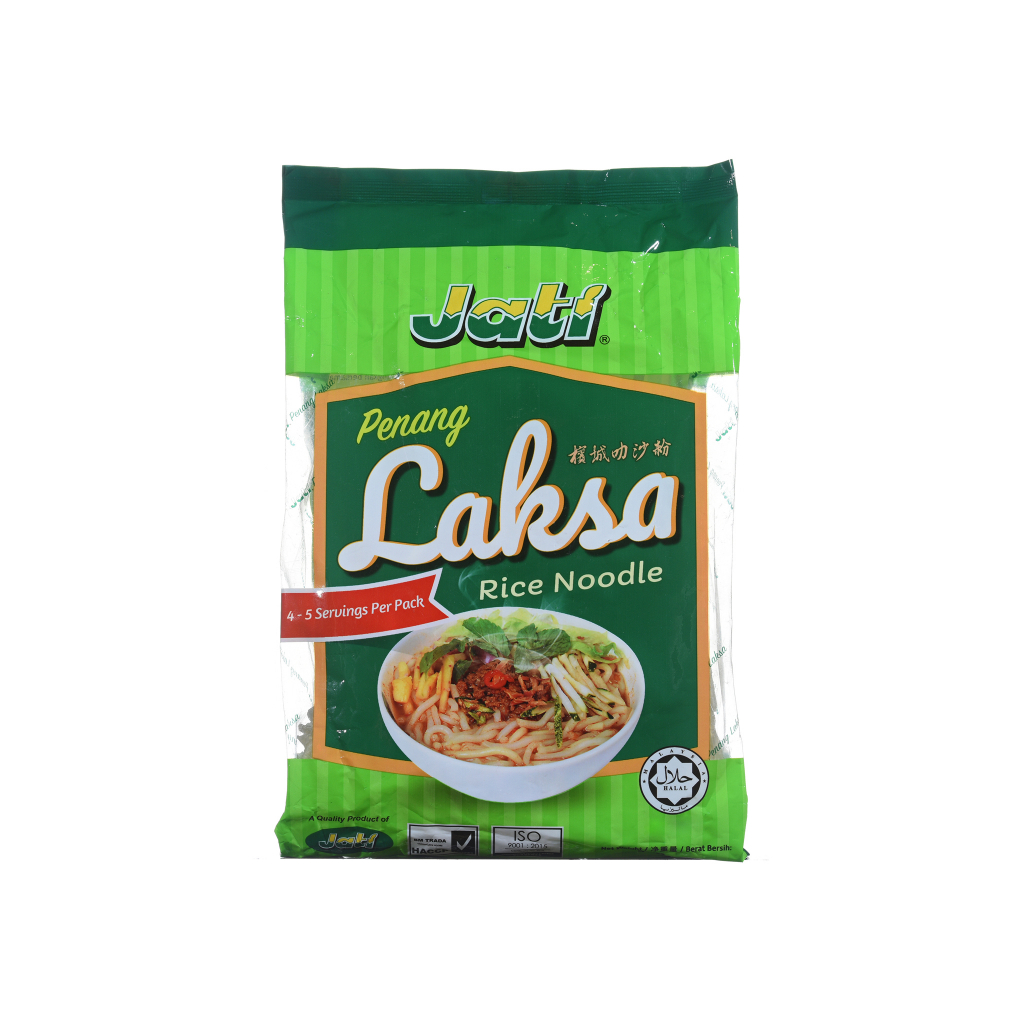 Jati Penang Laksa Rice Noodle Net : 450 g สินค้ามีฮาลาล BB.29/01/25
