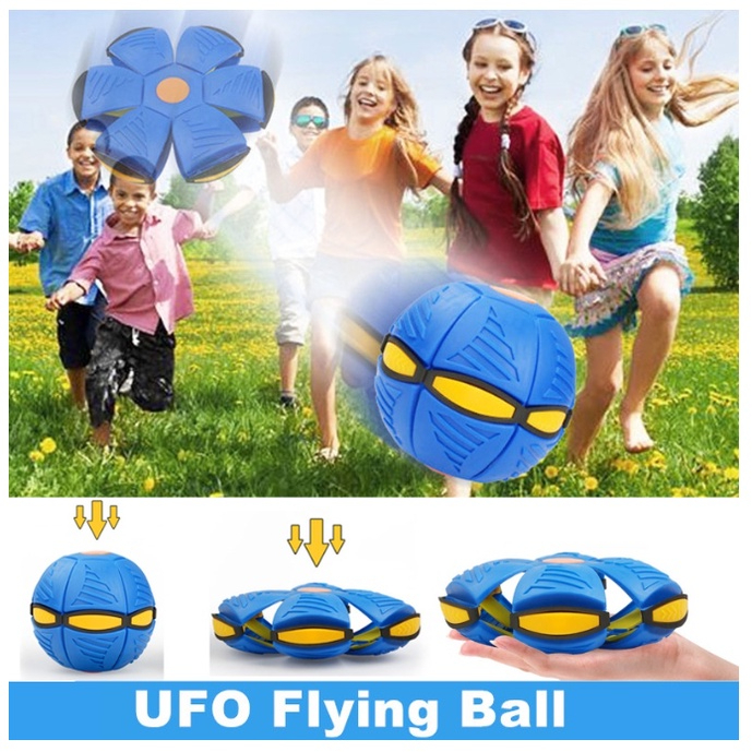 ลูกบอลA2002 ลูกบอลเด้งผิดรูป Flying UFO Ball Pop ของเล่นเด็ก กีฬากลางแจ้ง ลูกบอลแบน ของเล่น ลูกบอลจานบินวิเศษ