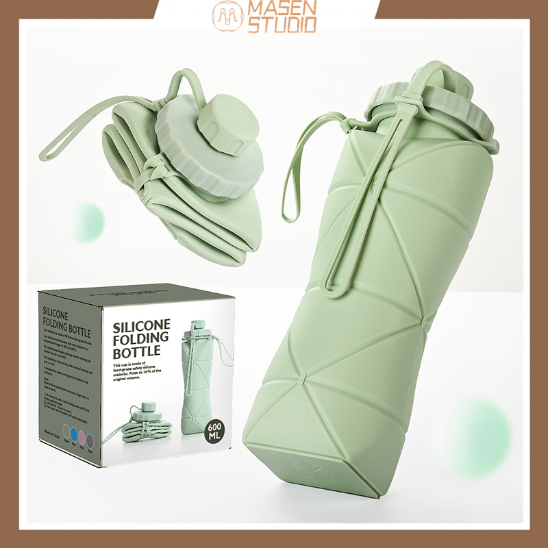 Origami Bottle Foldable water bottle พับได้  ขวดน้ำ  สไตล์สปอร์ต กระบอกน้ำดื่ม แก้วหัดดื่ม ขวดน้ำพับ