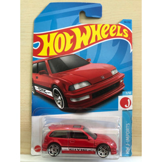 Hotwheels 90 Honda Civic EF(แพ็คเจแปน แพ็คไม่คม)